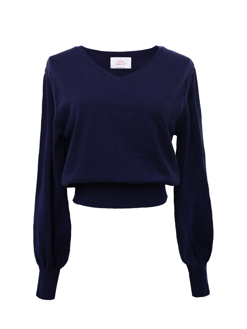 Emma Puff Knit (Navy)