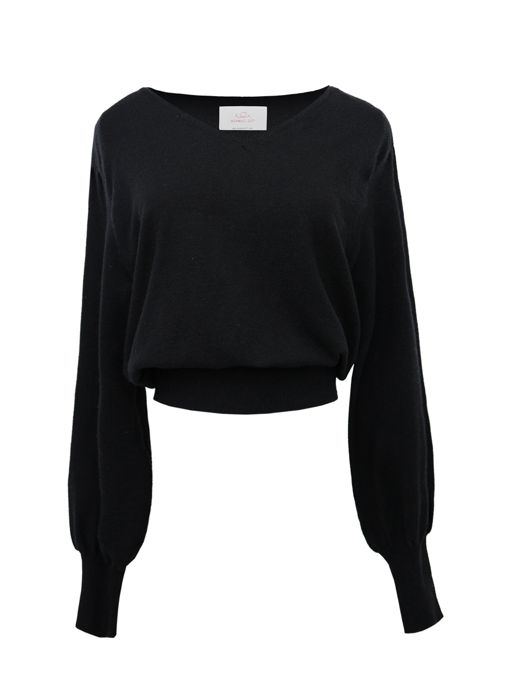 Emma Puff Knit (Black)