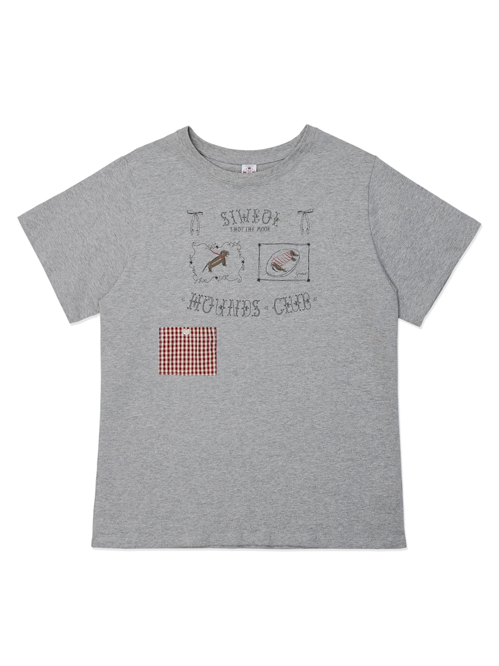 Hound Club Tee (Melange Grey)